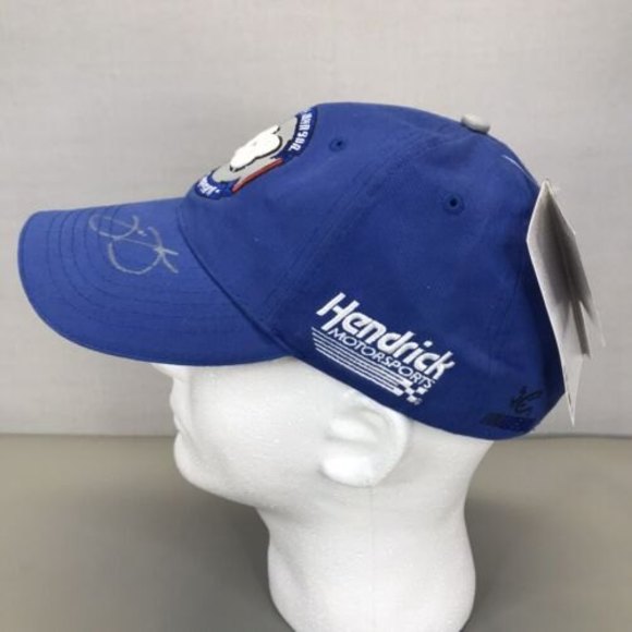 Jimmie Johnson #48 NASCAR Sprint Cup Series 5x Champion Lowes Hat Autographed - Picture 6 of 12